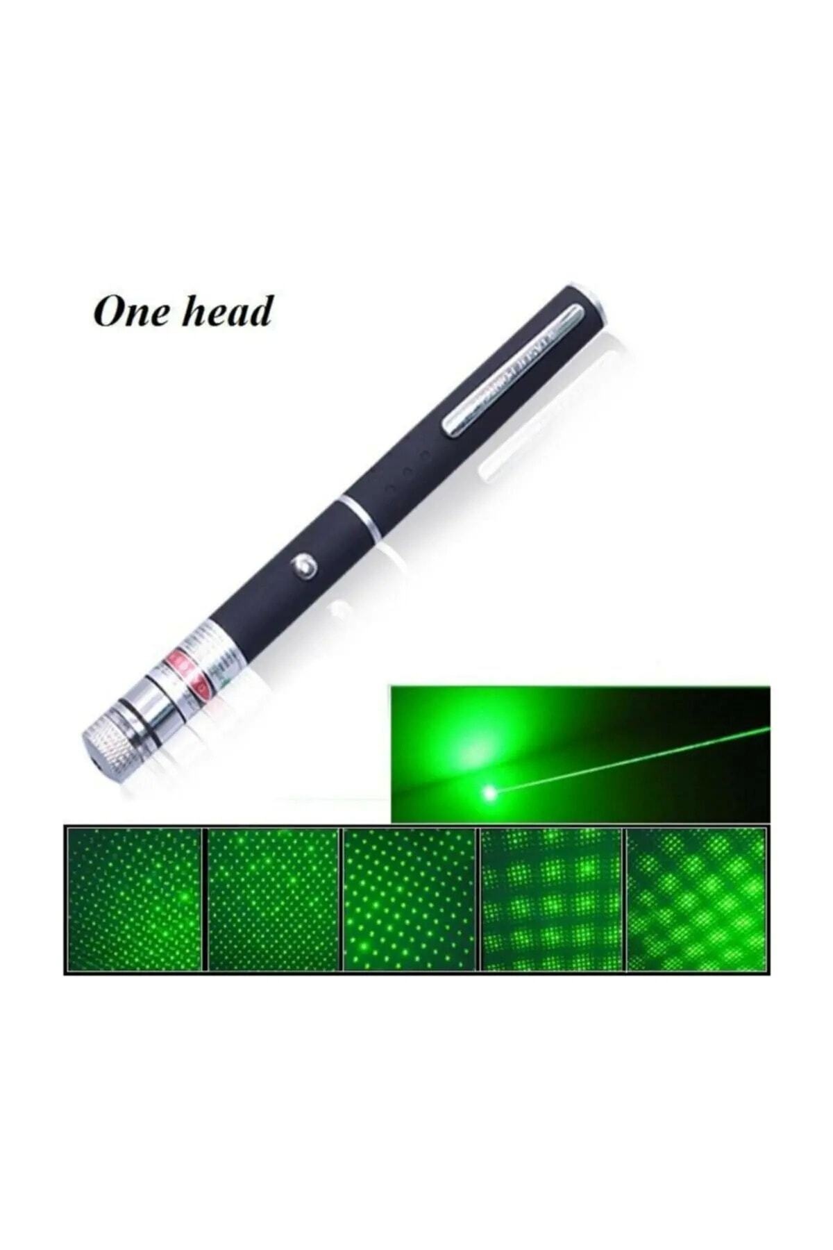 Pilli Yeşil Kalem Tipi Lazer Pointer