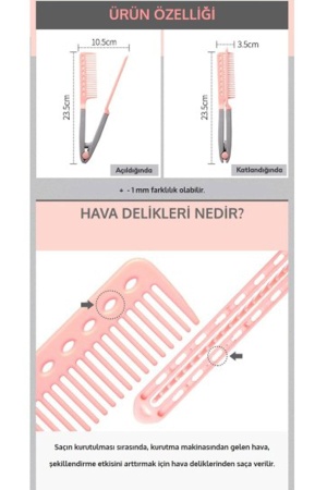 Saça Şekil Veren Apieu Easy Hair Dry Brush Fırça Tarak