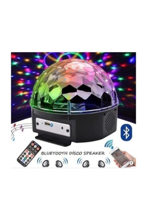 Trendtechno Disko Topu Rgb Ledli Bluetooth Hoparlör Sese Duyarlı -kumandalı