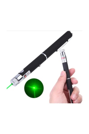 Yeşil Lazer 100 Mw Laser Pointer Özel Kutulu Tek Başlıklı Lazer