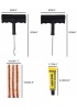 6 Parça Tamir Kiti Otomobil Araba Bisiklet Motor Lastik Tamir Kiti Seti