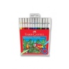 FABER CASTELL KEÇELİ KALEM YIKANABİLİR 12 RENK