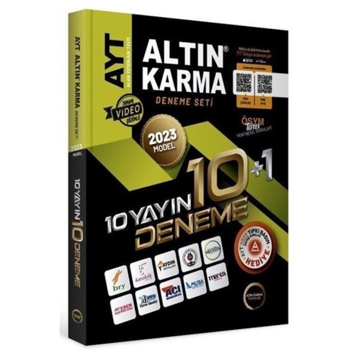 Altınkarma AYT 10+1 Deneme 2023-YENİ