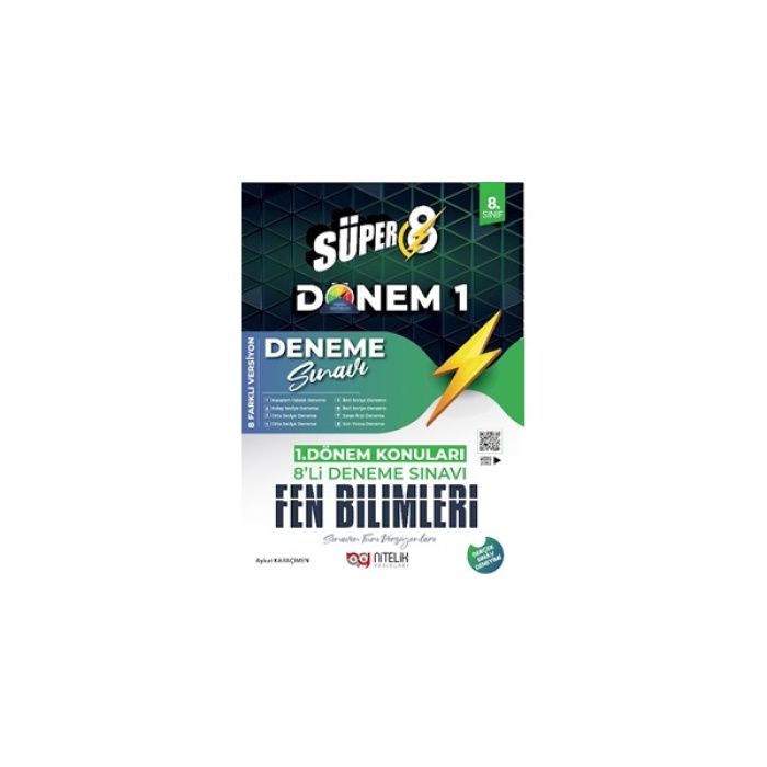 NİTELİK 8.SINIF 1.DÖNEM SÜPER FEN BİLİMLERİ DENEME