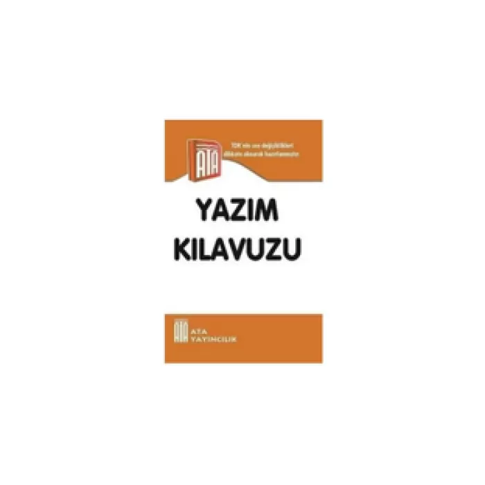 ATA YAZIM KILAVUZU