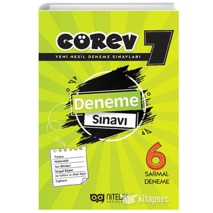 NİTELİK 7. SINIF GÖREV 6 SARMAL DENEME