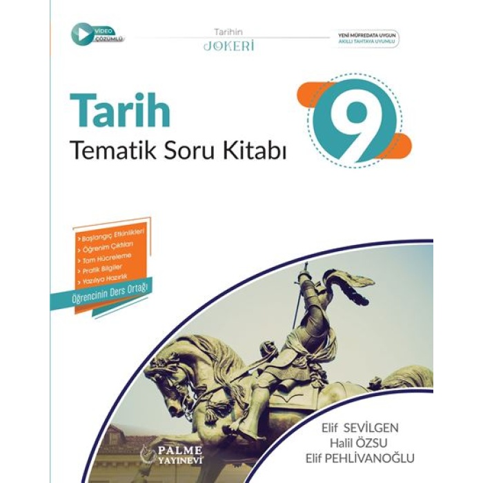 PALME 9.SINIF JOKER TARİH TEMATİK SORU KİTABI *YENİ*