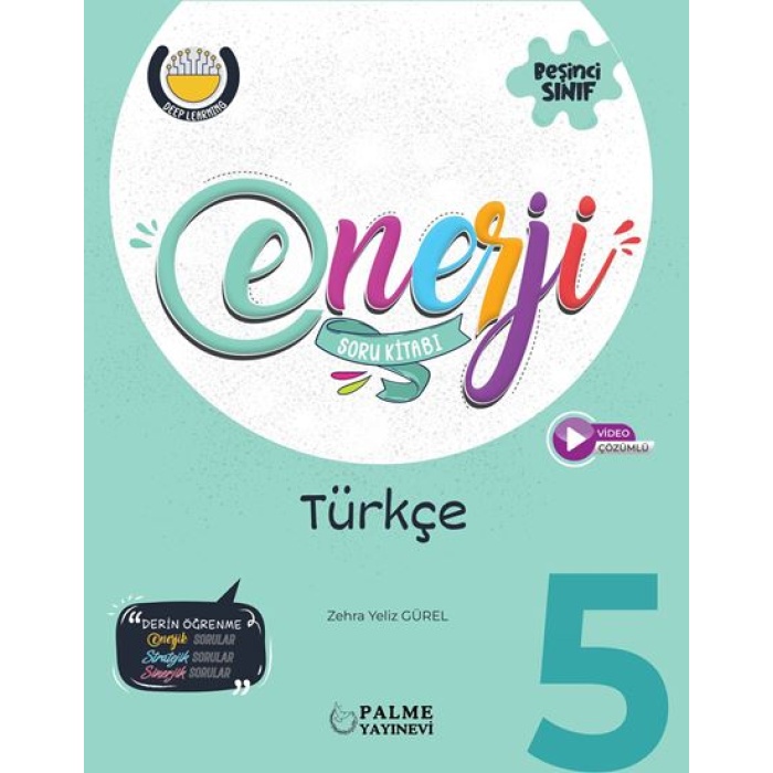 PALME 5.SINIF ENERJİ TÜRKÇE SORU KİTABI *YENİ*