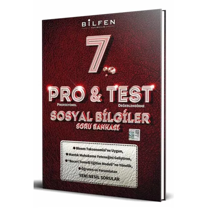 BİLFEN 7. SINIF SOSYAL BİLGİLER SORU BANKASI PRO TEST