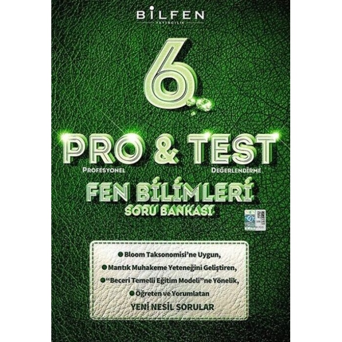 BİLFEN PRO TEST 6. SINIF FEN BİLİMLERİ SORU BANKASI