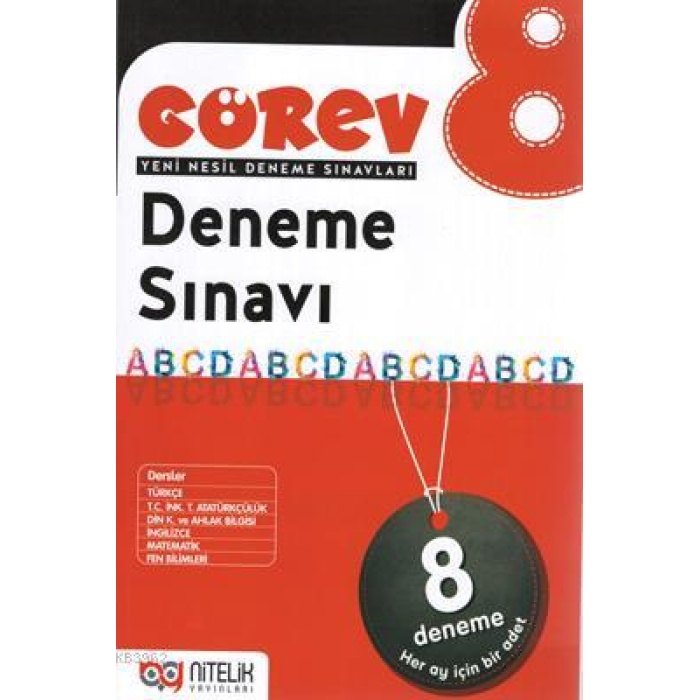 NİTELİK 8. SINIF GÖREV 8 DENEME YENİ