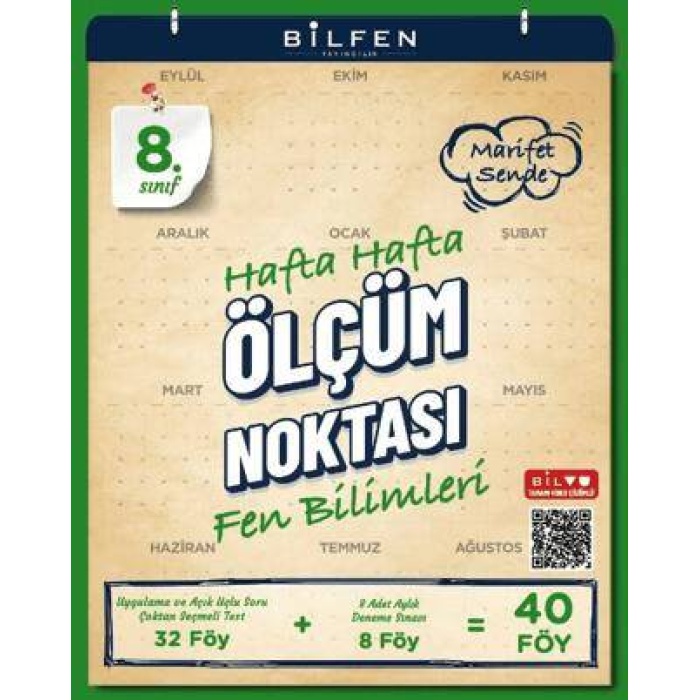 8.SINIF FEN BİLİMLERİ ÖLÇÜM NOKTASI