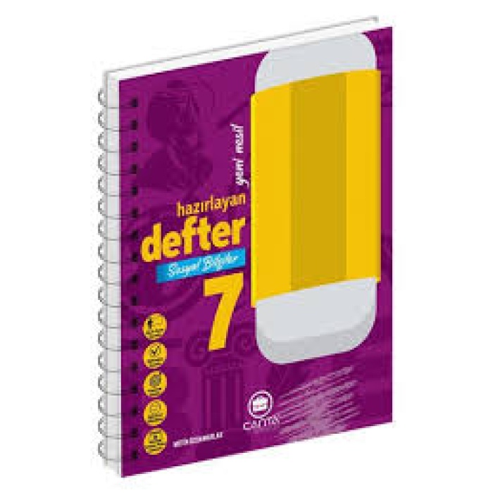 ÇANTA 7.Sınıf Sosyal Bilgiler Okula Yardımcı Hazırlayan Defter