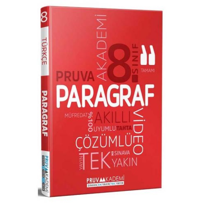 8.SINIF PRUVA PARAGRAF SORU BANKASI