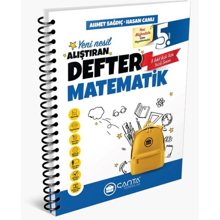 ÇANTA 5.Sınıf Matematik Okula Yardımcı Alıştıran Defter