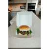 Kraft Hamburger Kutusu, 12x12x9cm, Orta Boy, 100 Adet