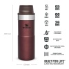 Stanley Termos The Trigger-Action Travel Mug 0.35L / 12oz Wine