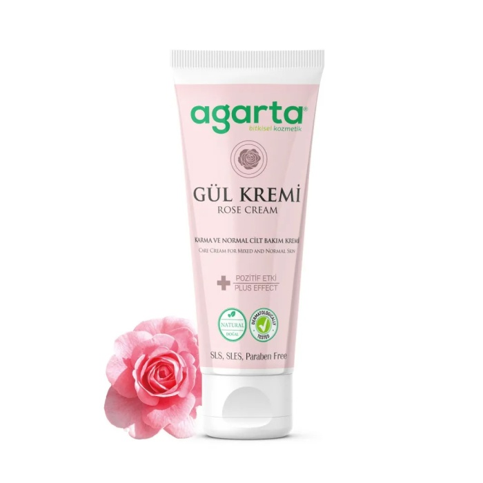 Agarta Doğal Krem Gül 75 ml, 1 Adet