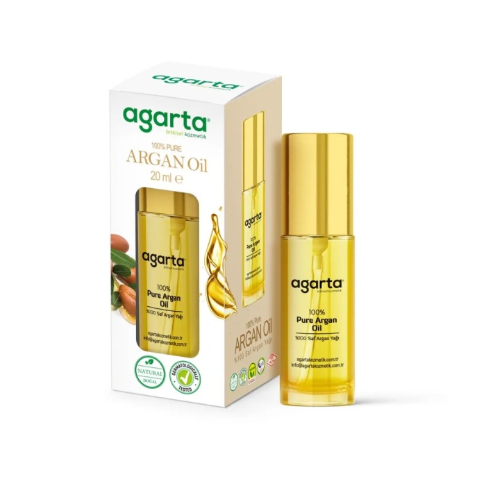 Agarta Doğal Saf Argan Yağı 20 ml, 6 Adet