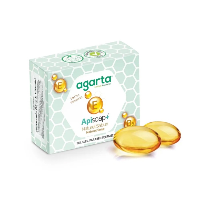 Agarta Doğal Apisoap Natural 100 g, 6 Adet