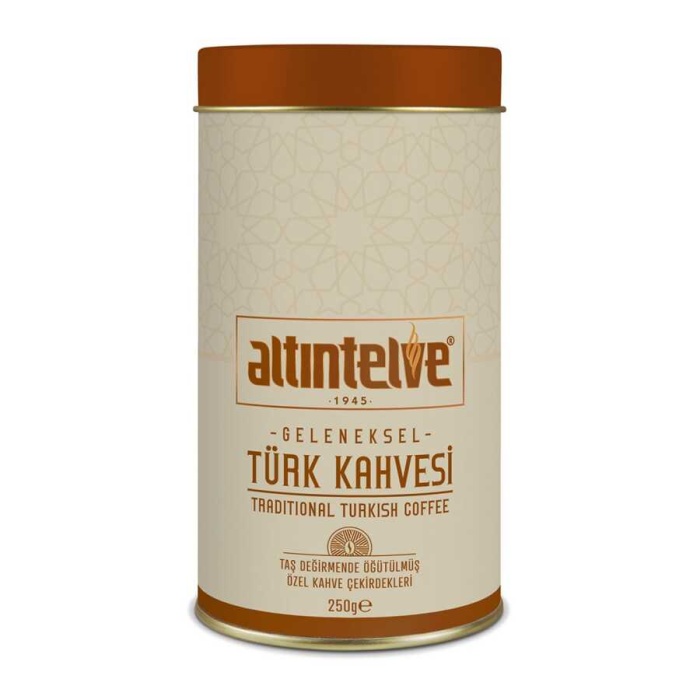 Öğütülmüş Türk Kahvesi 250 gr Teneke Kutu 6 Adet