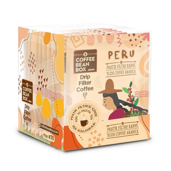 Filtre Kahve Peru Pratik Kahve 10 Gr 10 lu Kutu