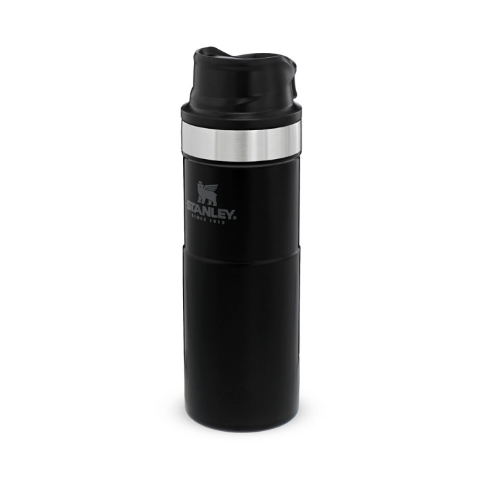 Stanley Termos The Trigger-Action Travel Mug 0.47L / 16oz Matte Black Pebble