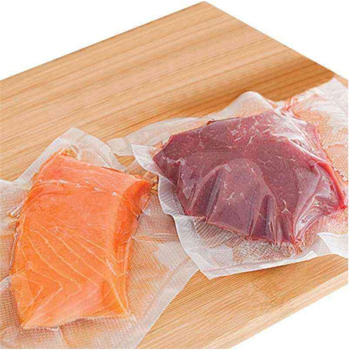 Vakum Torbası Poşeti Tırtıklı 18x22 cm 5 Paket (1 kg lık Paketlerde)