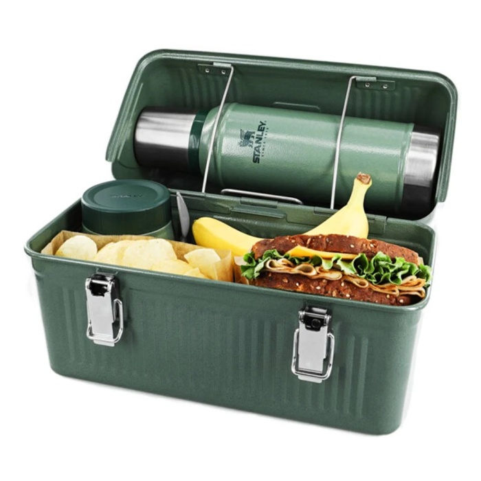 Stanley Yemek Kutusu The Legendary Classic Lunchbox 9.5L / 10QT Hammertone Green