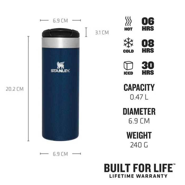 Stanley The AeroLight™ Transit Mug .47L / 16oz Royal Blue Metallic