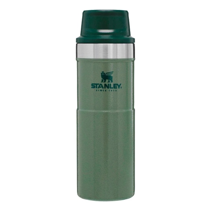 Stanley Termos The Trigger-Action Travel Mug 0.47L / 16oz Hammertone Green