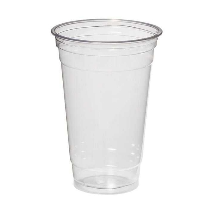 Şeffaf Pet Bardak, 500cc Hacim, 16oz, 100 Adet