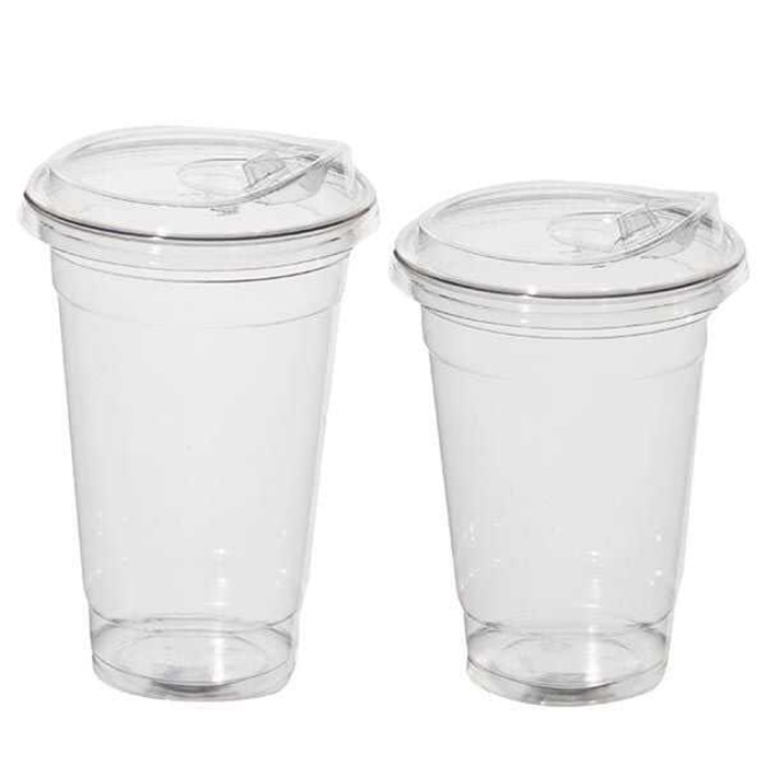Şeffaf Pet Bardak, 350cc Hacim, 12oz, 100 Adet