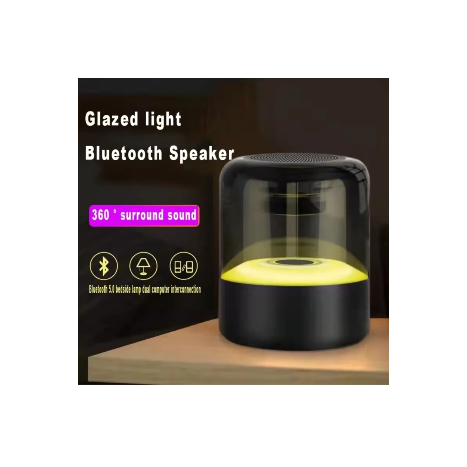 Z5 Mini Taşınabilir Kablosuz Bluetooth Hoparlör Rgb Led Işıklı Şarj Edilebilir Speaker Ses Sistemi