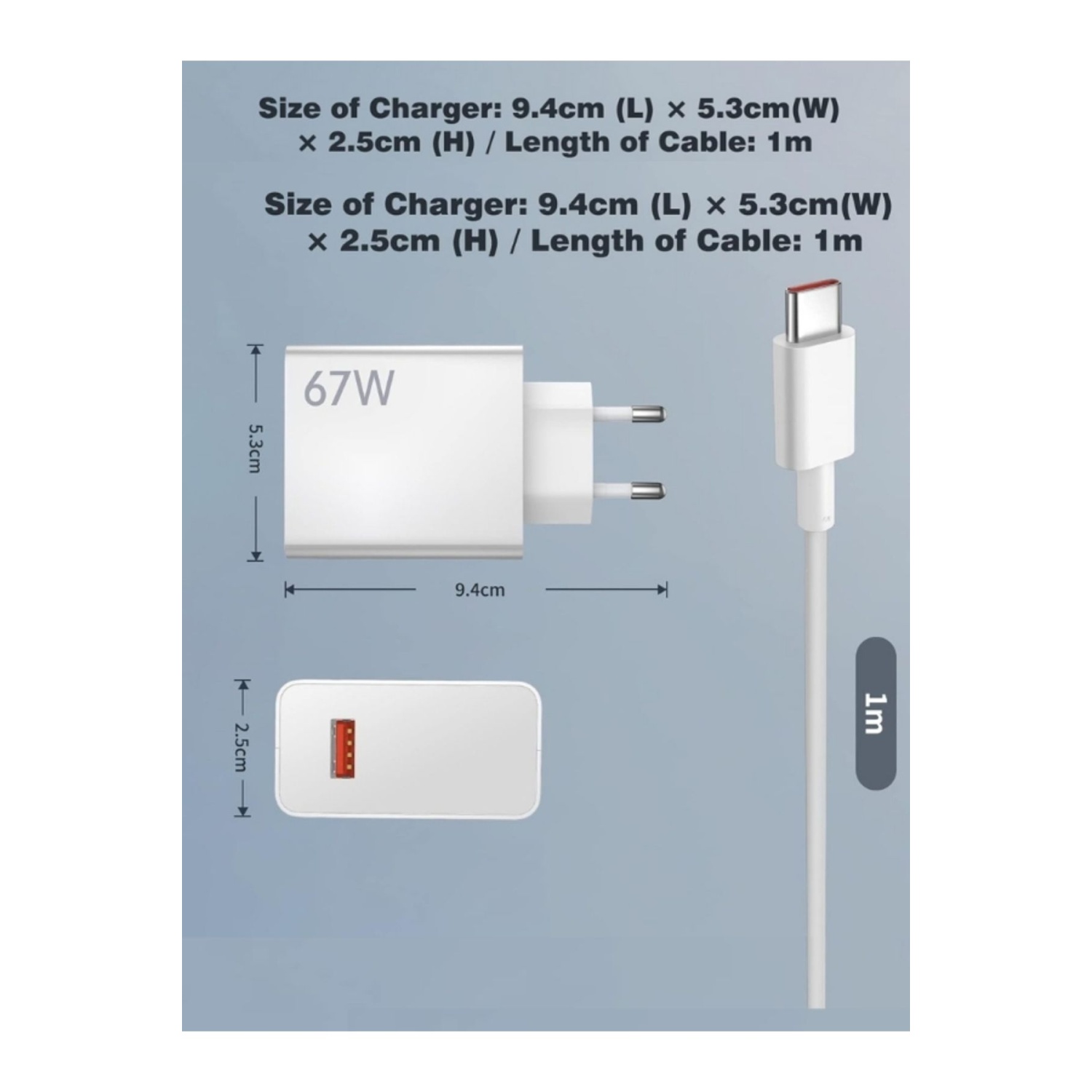 67W Turbo Telefon Şarj Cihazı Aleti Adaptör/6A Kablo Seti Type C Usb Xiaomi Redmi Uyumlu Duvar Tipi