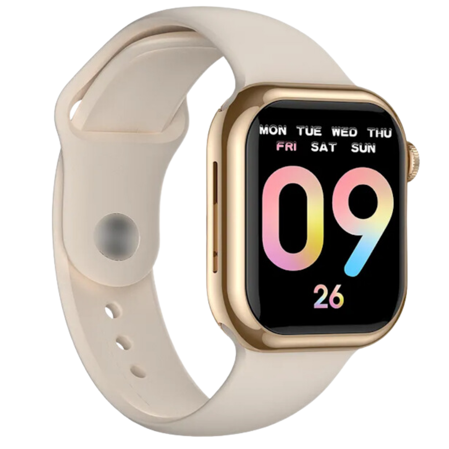 Watch S 10  Pro Max 45mm Gold Akıllı Saat - 7 Kordonlu Arama Yapabilen, iPhone, Huawei, Uyumlu 8,9