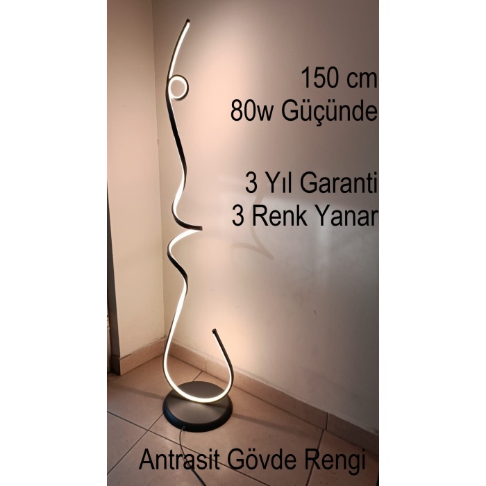 Home / 120 cm / Lambader / Antrasit Gövde / 3 Renk Işık / 3 Yıl Garanti