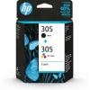 HP 305 Black-Color Siyah-Renkli Multi Paket 6ZD17AE