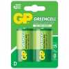 GP Greencel R20 Kalın D Boy Çinko Pil 2li Paket GP13-2UE2