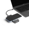 Qgeem QG-UH13 USB 3.0 Type C 13in1 2xHDMI-VGA-TF SD-USB 3.0-USB 2.0-PD+SD-Ethernet 1000Mbps HUB