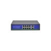 SPY SP-10120PLDE 8 Port PoE + 2 Port uplink 250m AI Aktif PoE Switch- Dahili Power