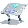 Daytona  Dyt-801 Gri Alüminyum Usb RGB Çift Fanlı Ayarlanabilir 15.9 Notebook Stand V4.0