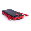 Sword 20P03 Black-Red Triple Powerbank 20.000mAH Kendinden Kablolu