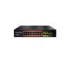 TIWOX TP-1621SFP-POE200W 16 PORT 10/100+2XGIGABIT RJ45+1XSFP UPLINK POE RACKMOUNT SWITCH (REALTEK CH