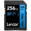 256GB LEXAR LSD0800P256G-BNNNG PROFESSIONAL 800X PRO SDXC UHS-I CARDS UP TO 150MB/S READ 45MB/S WRITE C10 V30 U3