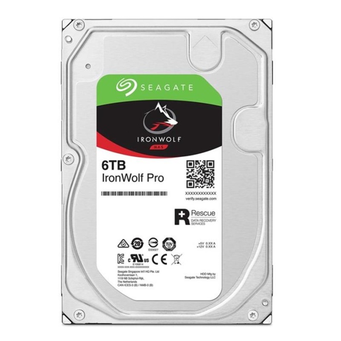 6 TB SEAGATE 3.5 IRONWOLF PRO SATA3 7200RPM 256MB ST6000NT001(RESMI DIST GARANTILI)