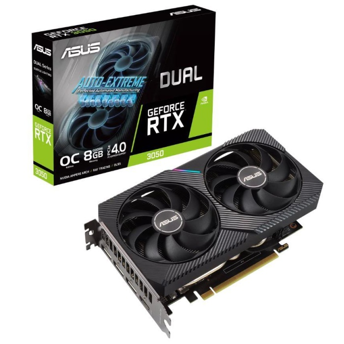 ASUS GEFORCE DUAL-RTX3050-O8G 8GB GDDR6 128BIT 1XHDMI 3XDP EKRAN KARTI