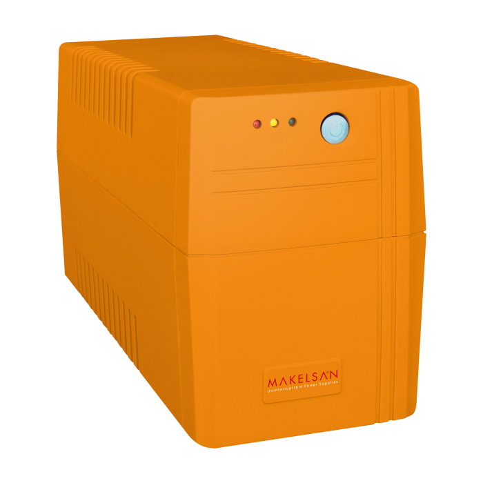 MAKELSAN LION 650VA 1F/1F (1X7AH) 5/10DK LINE INTERAKTIF UPS