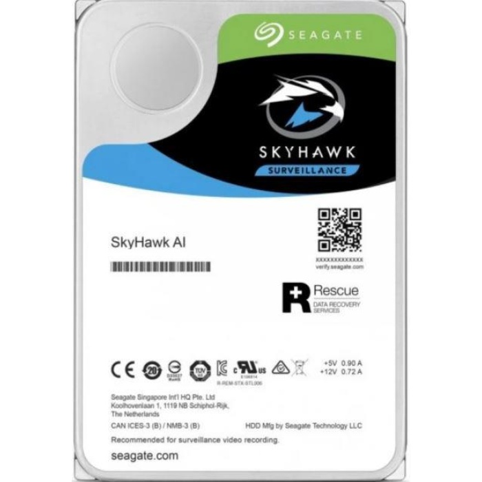 20 TB SEAGATE 3.5 SKYHAWK SATA 7200RPM 256MB 7/24 GUVENLIK ST20000VE002 (RESMI DIST GARANTILI)