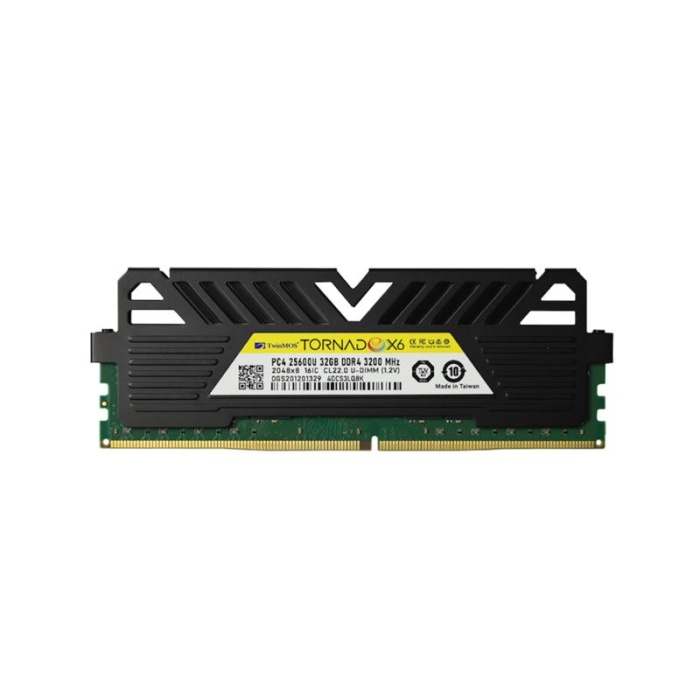 32 GB DDR4 3200MHZ TWINMOS SOĞUTUCULU DT TMMDD432GB3200DKBX6